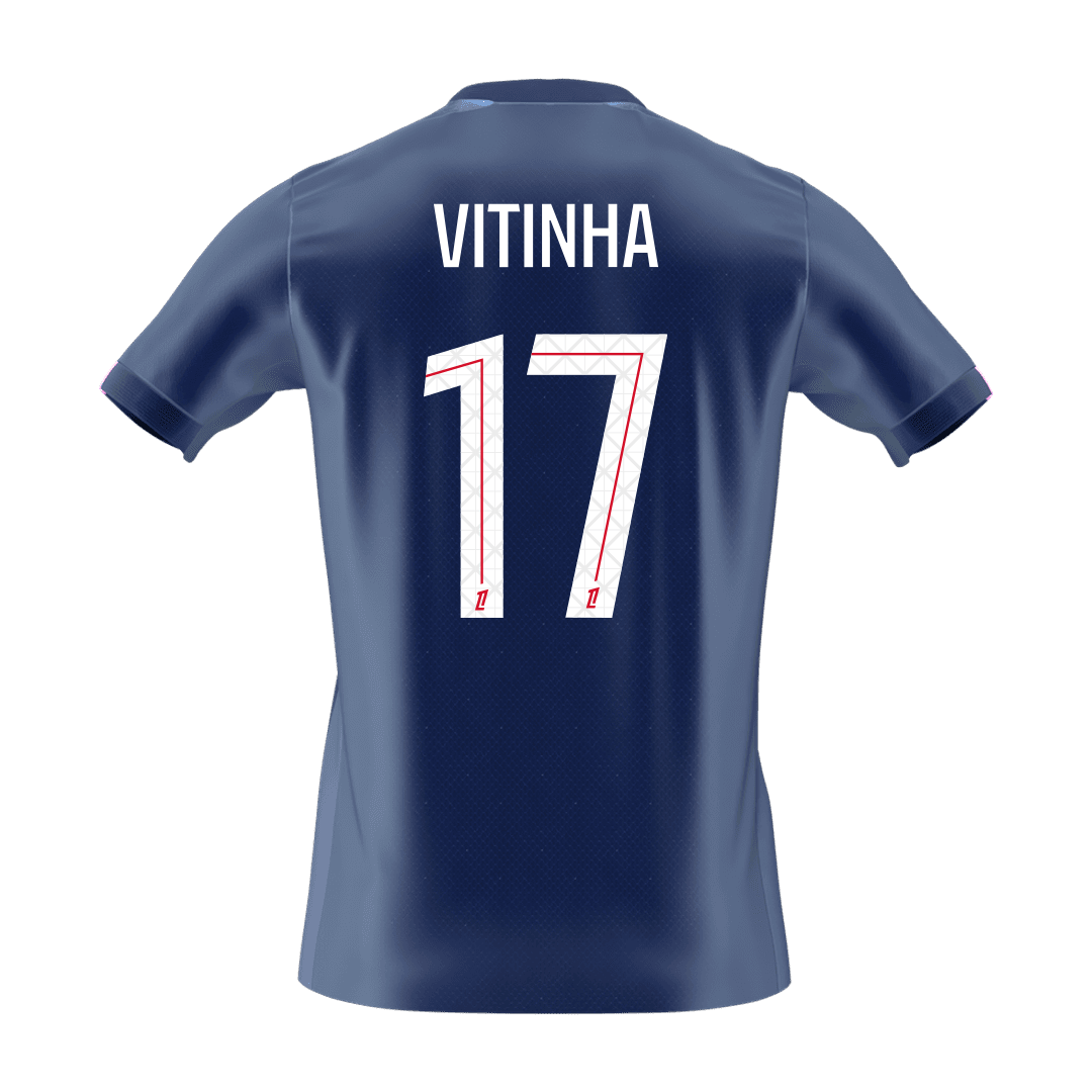 Camiseta de fútbol VITINHA #17 PSG Primera equipación 2025/26