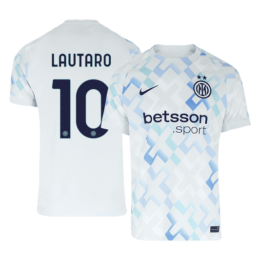 Camiseta de fútbol LAUTARO #10 Inter Milan 2ª equipación 2025/26