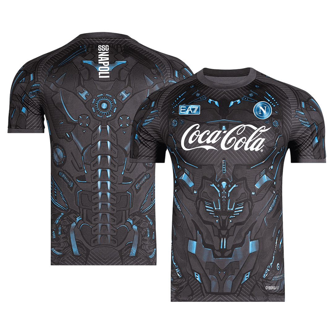 Camiseta de fútbol prepartido del Napoli 2025/26