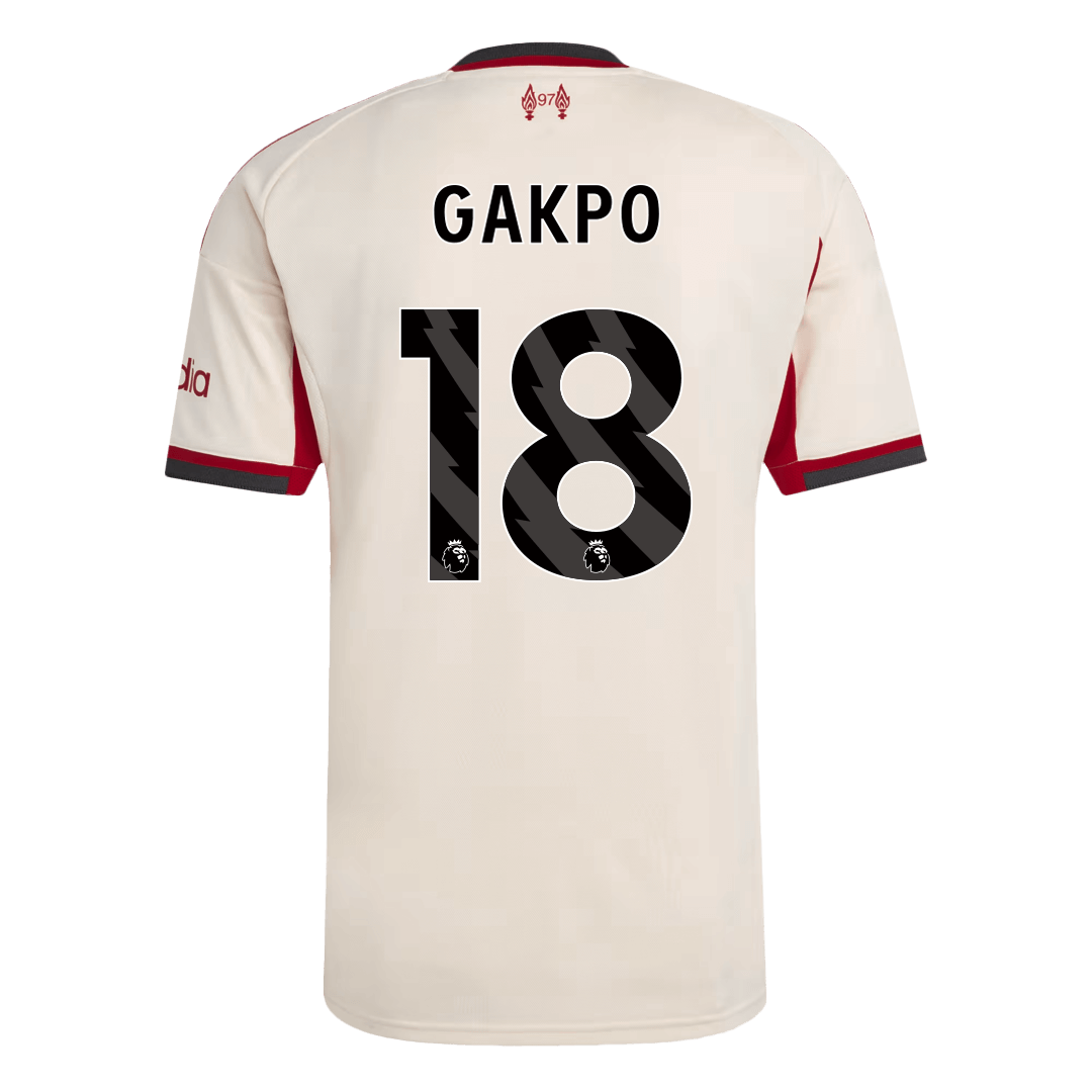 Camiseta de fútbol GAKPO #18 Liverpool 2ª equipación 2025/26