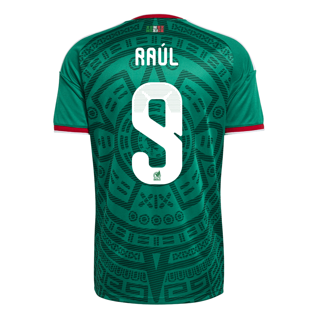 Camiseta de 1ª equipación hombre México Raúl #9 Copa Mundial 2026