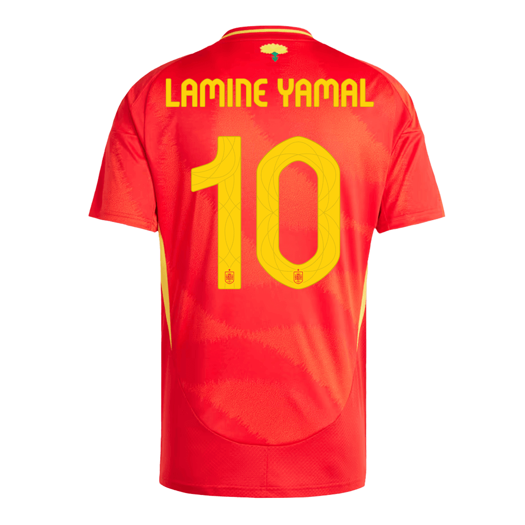 LAMINE YAMAL #10 Camiseta de Futbol España Local Eurocopa 2024