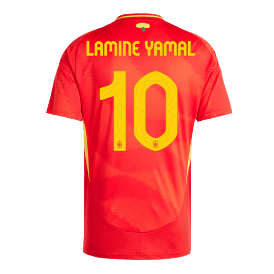 LAMINE YAMAL #10 Camiseta de Futbol España Local Eurocopa 2024