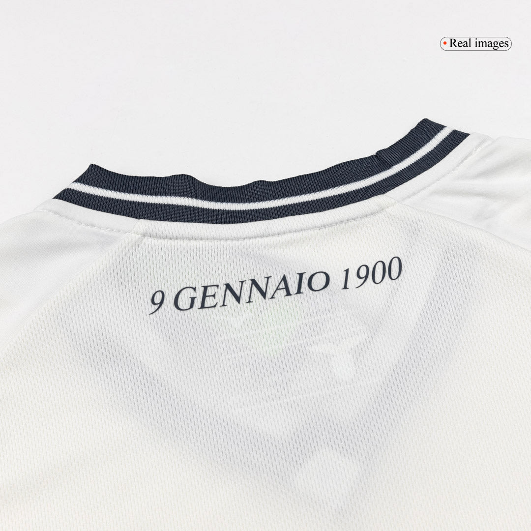 Camiseta de fútbol visitante de la Lazio 25/26 blanca