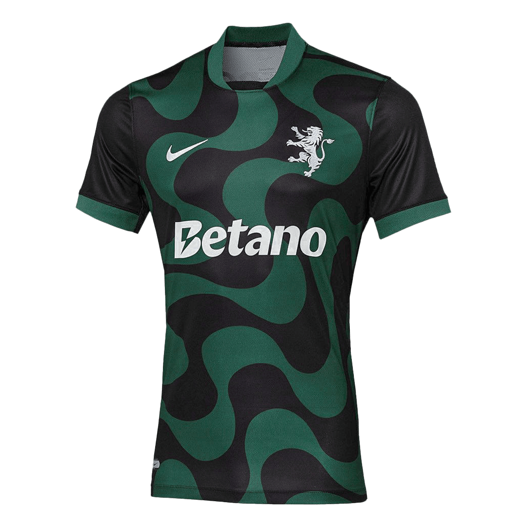 Camiseta de fútbol alternativa del Sporting CP 25/26 negra