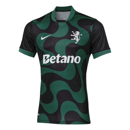 Camiseta de fútbol alternativa del Sporting CP 25/26 negra