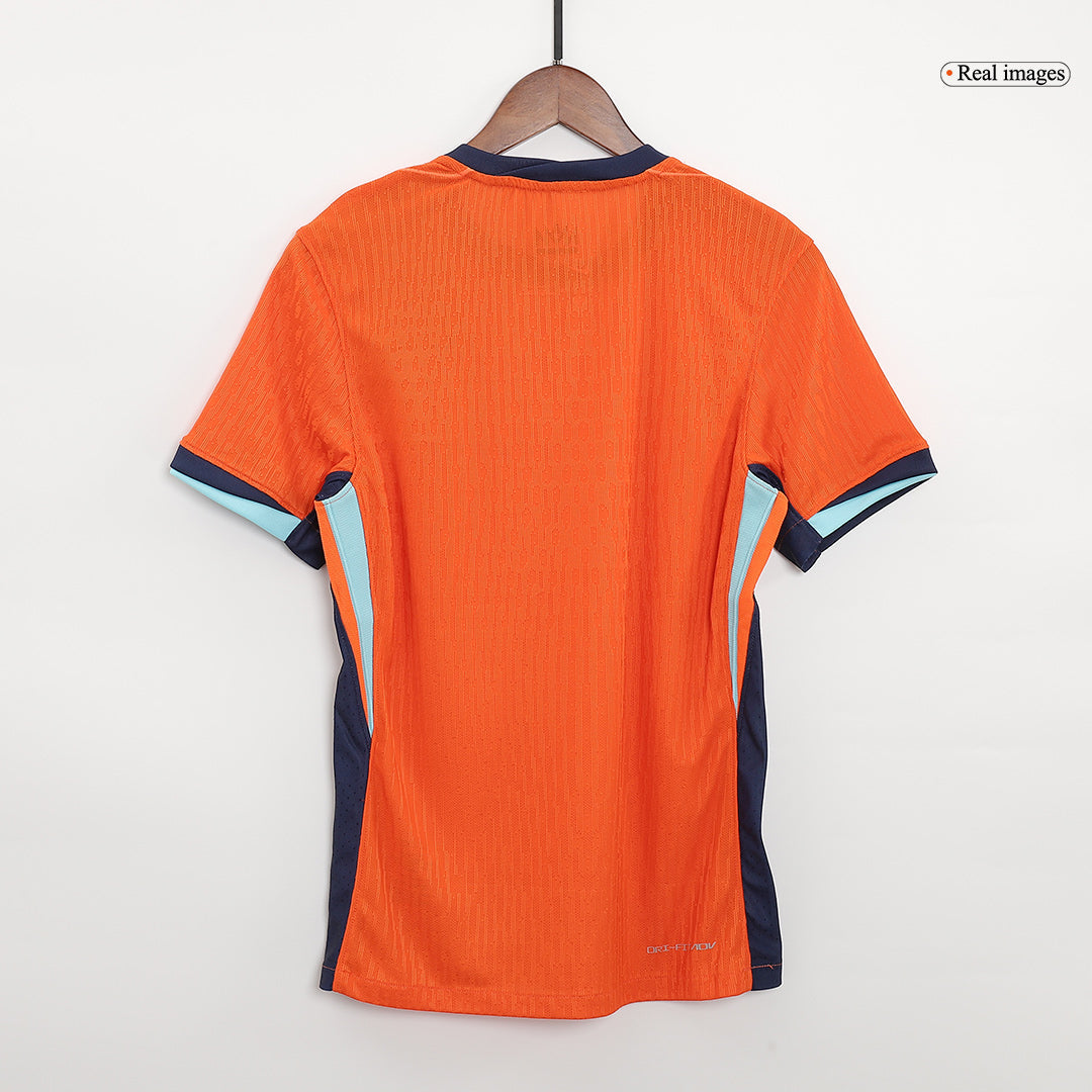Camiseta auténtica de fútbol local de los Países Bajos para la Eurocopa 2024