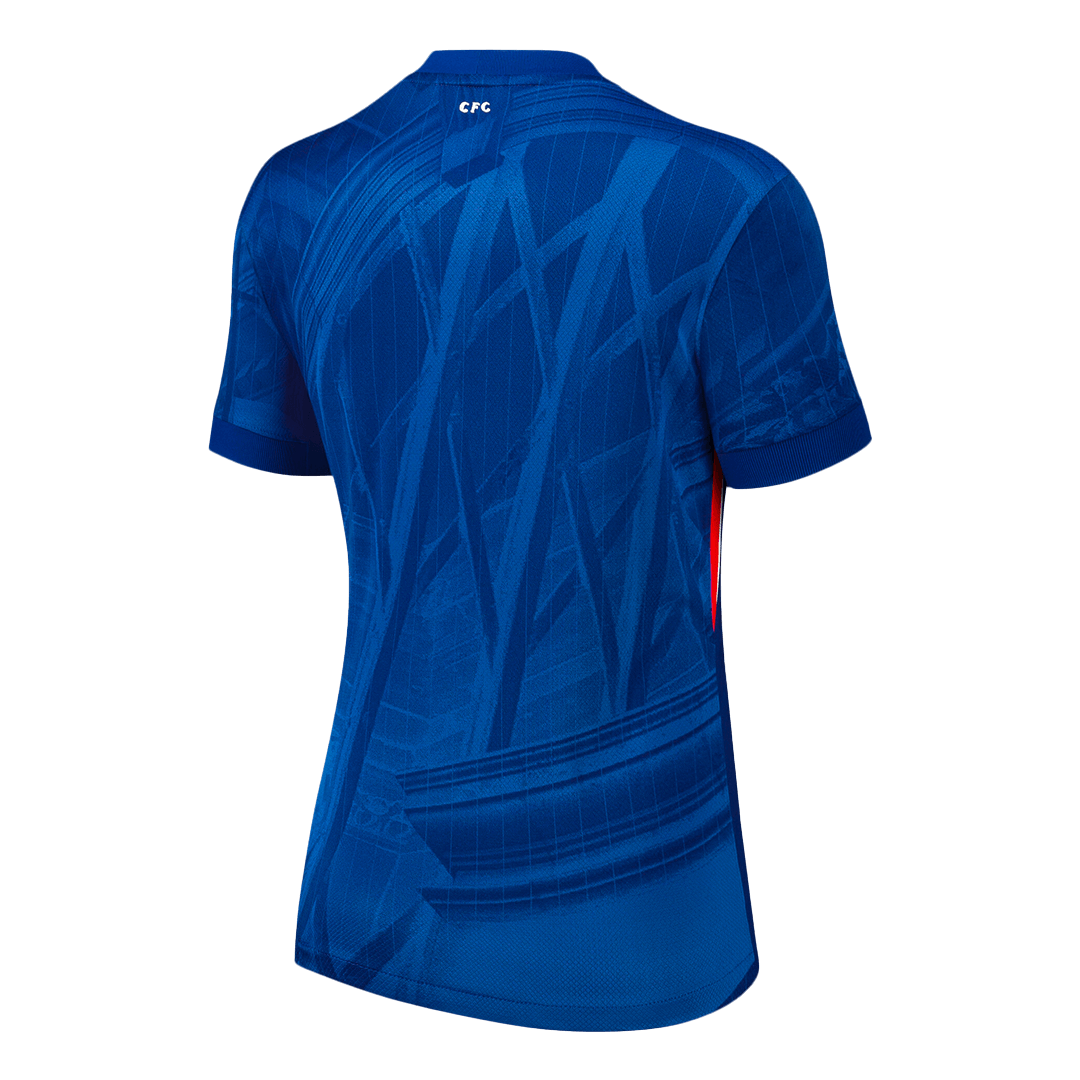 Camiseta de fútbol local del Chelsea para mujer 2025/26, azul