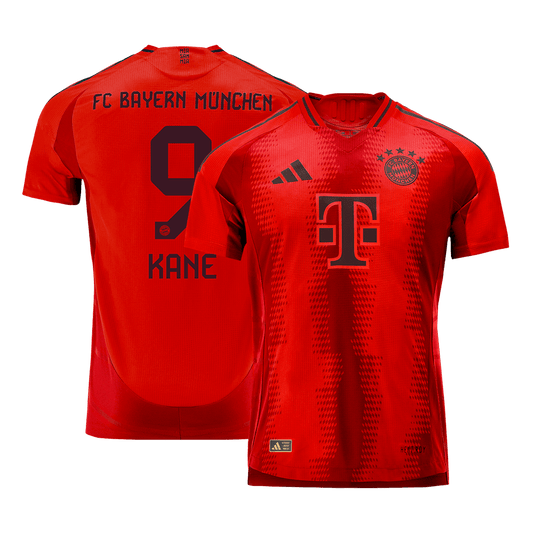 Camiseta de fútbol local auténtica del Bayern Múnich KANE #9 2024/25