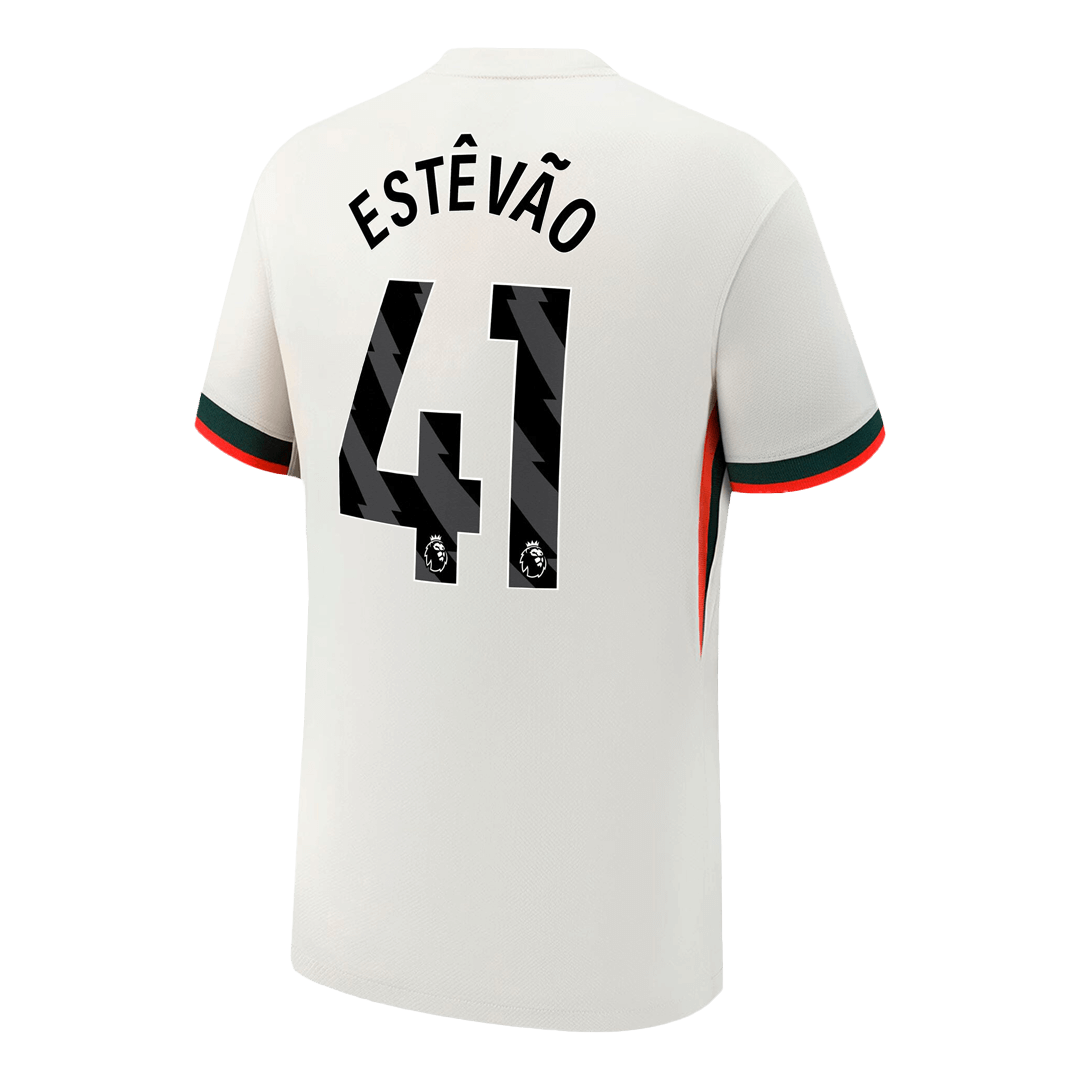 Camiseta de fútbol ESTÊVÃO #41 Chelsea segunda 2025/26