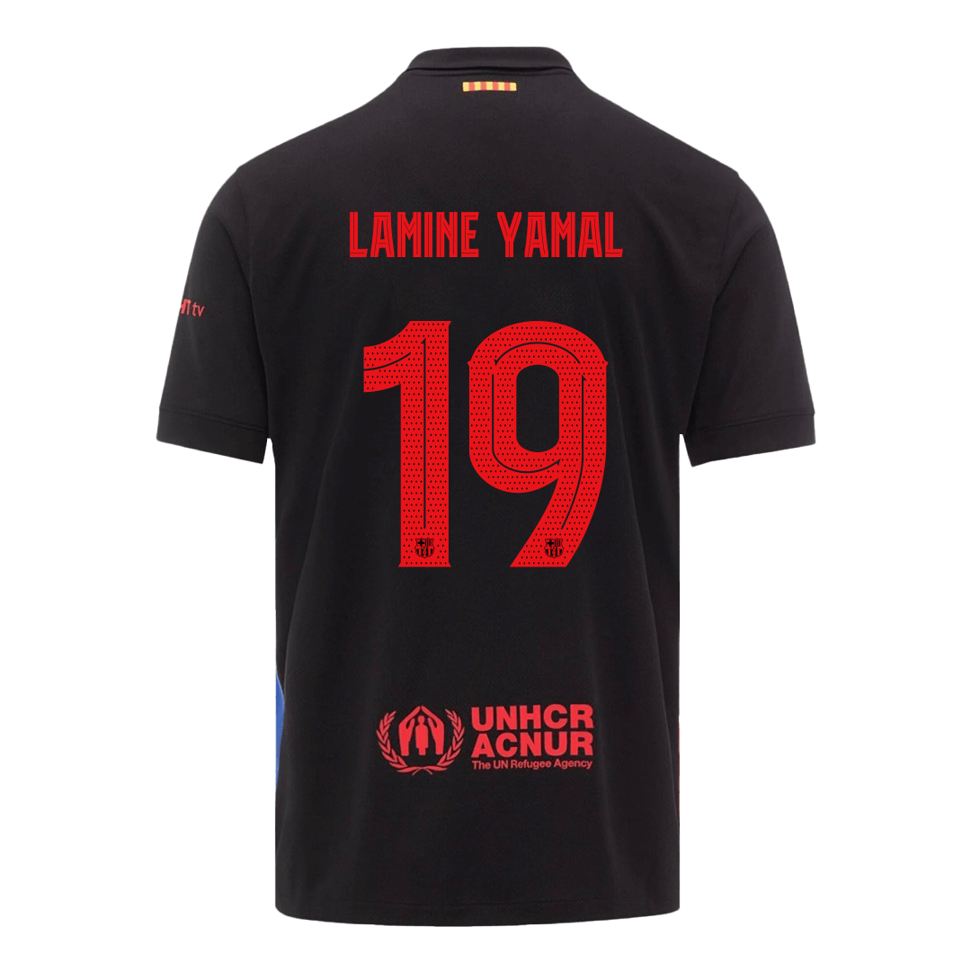Camiseta de visitante del Barcelona LAMINE YAMAL #19 2024/25 - UCL