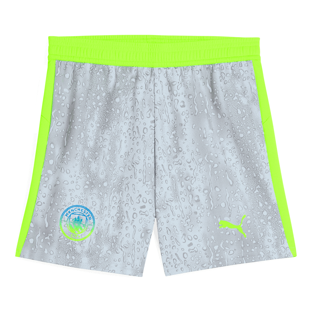 Pantalón corto de visitante de la tercera equipación del Manchester City 2025/26
