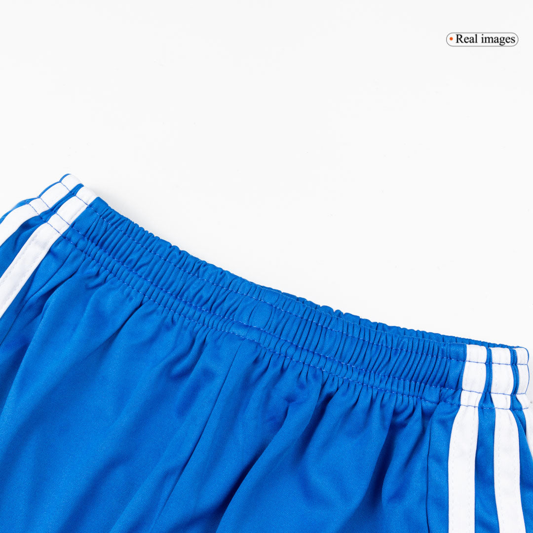 Kit de camiseta de fútbol de la tercera equipación del Real Madrid 2025/26 para niños