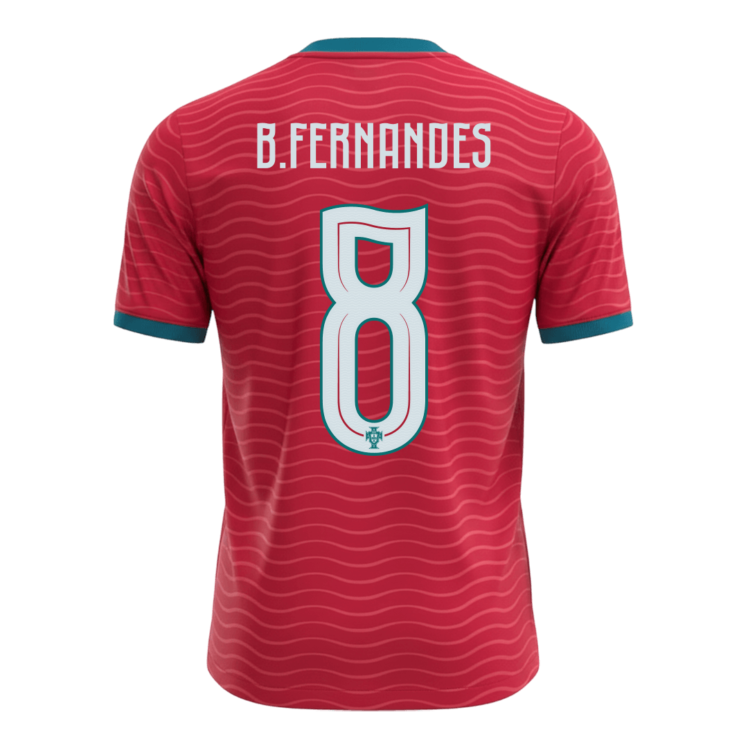 Camiseta de fútbol local de Portugal B.FERNANDES #8 2026