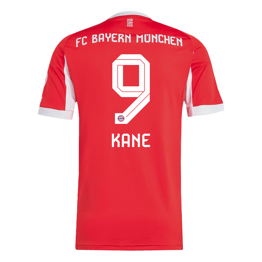 Camiseta de fútbol local del Bayern Múnich KANE #9 2025/26, roja
