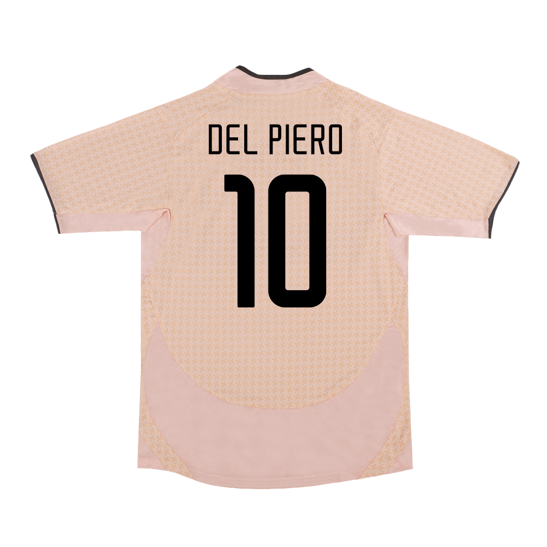 Retro DEL PIERO # 10 2003/04 Camiseta de fútbol visitante de la Juventus