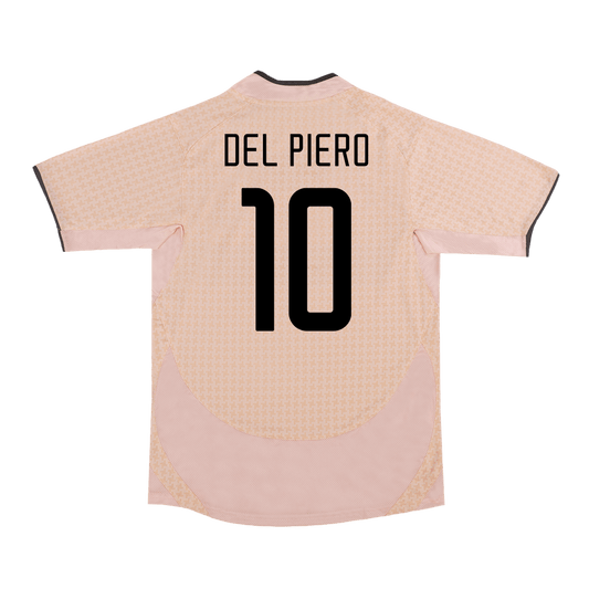 Retro DEL PIERO # 10 2003/04 Camiseta de fútbol visitante de la Juventus