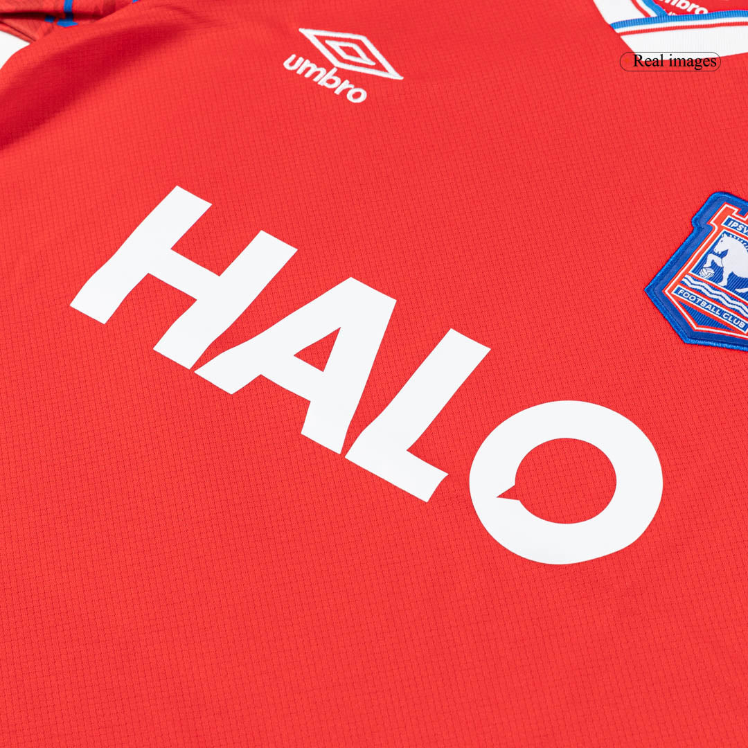 Camiseta de fútbol visitante del Ipswich Town 25/26 roja