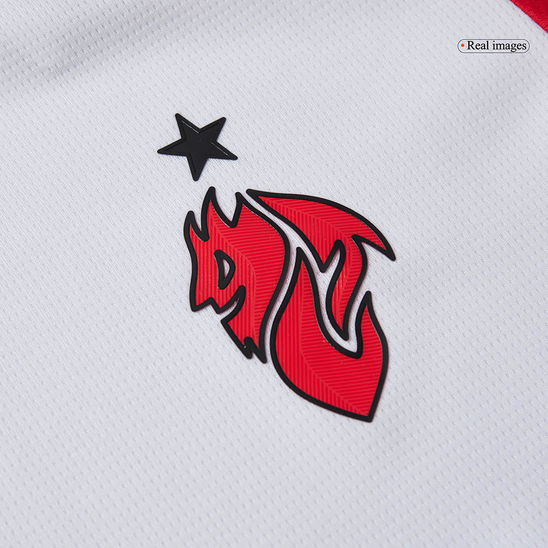 Kit de visitante del AC Milan (Kit y pantalón corto) 2025/26, color blanco