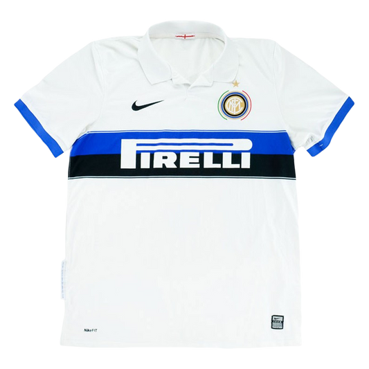 Camiseta retro de fútbol visitante del Inter de Milán 2009/10