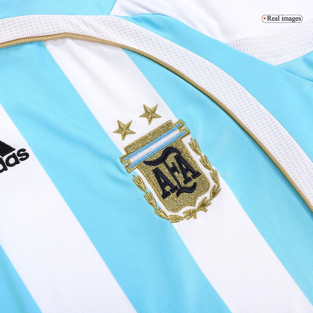 Camiseta retro de fútbol local de Argentina MESSI #19 2006