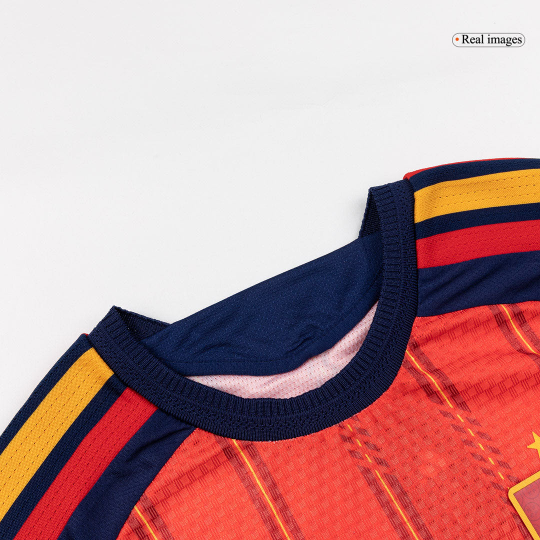 Camiseta de fútbol de manga larga de la selección española (versión jugador, local, 2026)