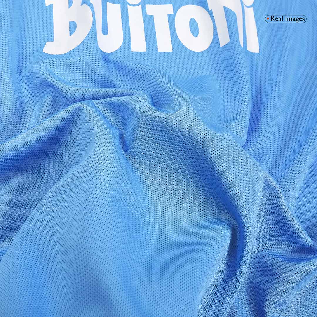 Camiseta retro de fútbol local del Napoli 1986/87