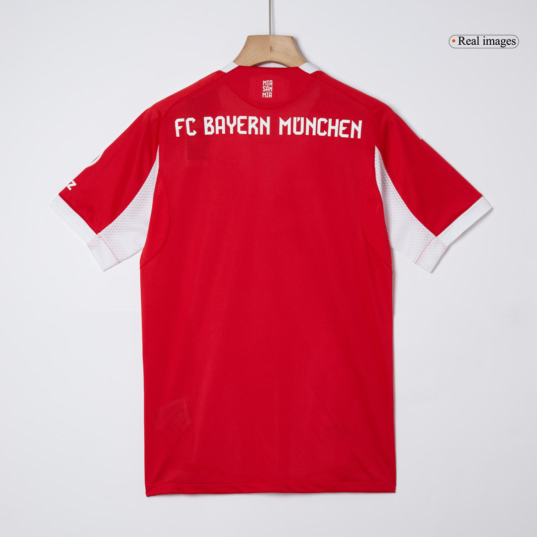 Camiseta de fútbol local auténtica KANE #9 del Bayern Múnich 2025/26, roja