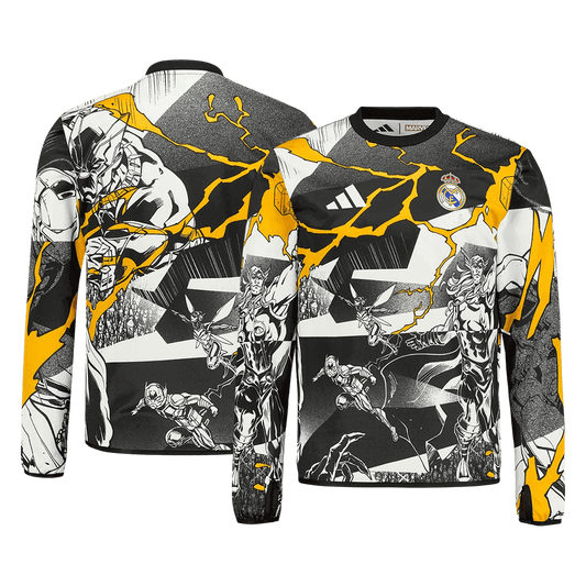 Camiseta de fútbol de manga larga del Real Madrid 2025/26