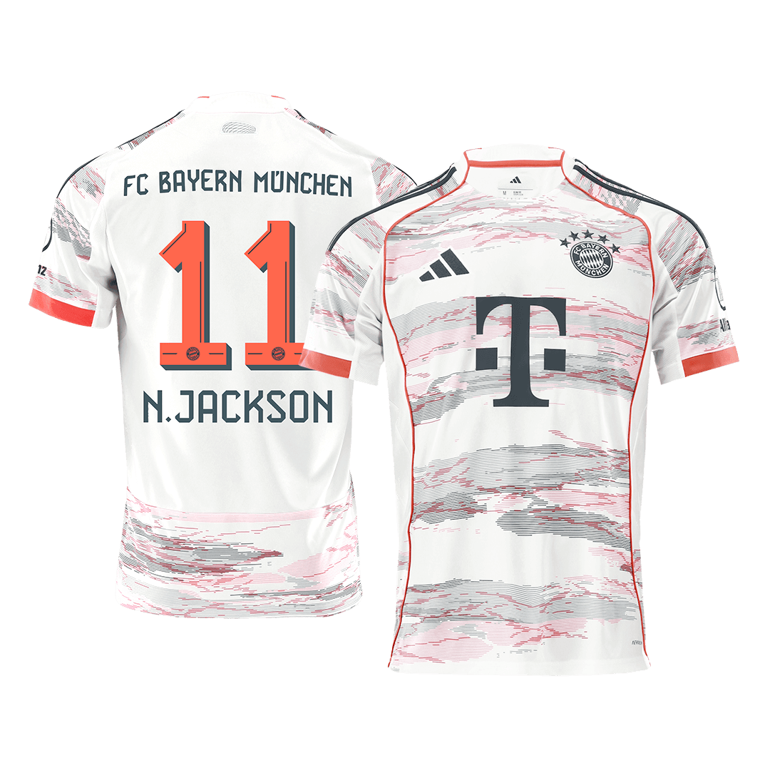 Camiseta de visitante del Bayern Múnich N.JACKSON #11 2025/26