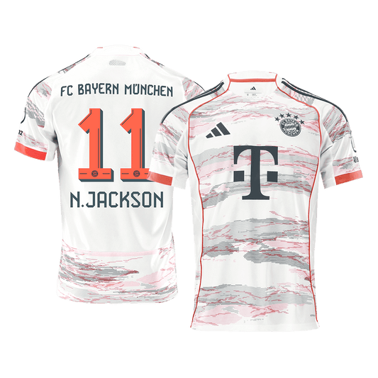 Camiseta de visitante del Bayern Múnich N.JACKSON #11 2025/26