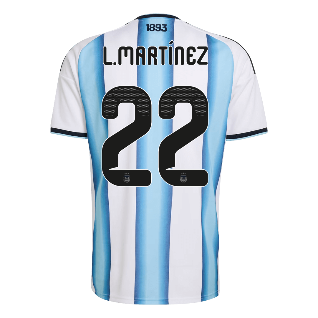 Camiseta Argentina L.MARTÍNEZ Local Hombre #22 Copa Mundial 2026 [PREMIUM]