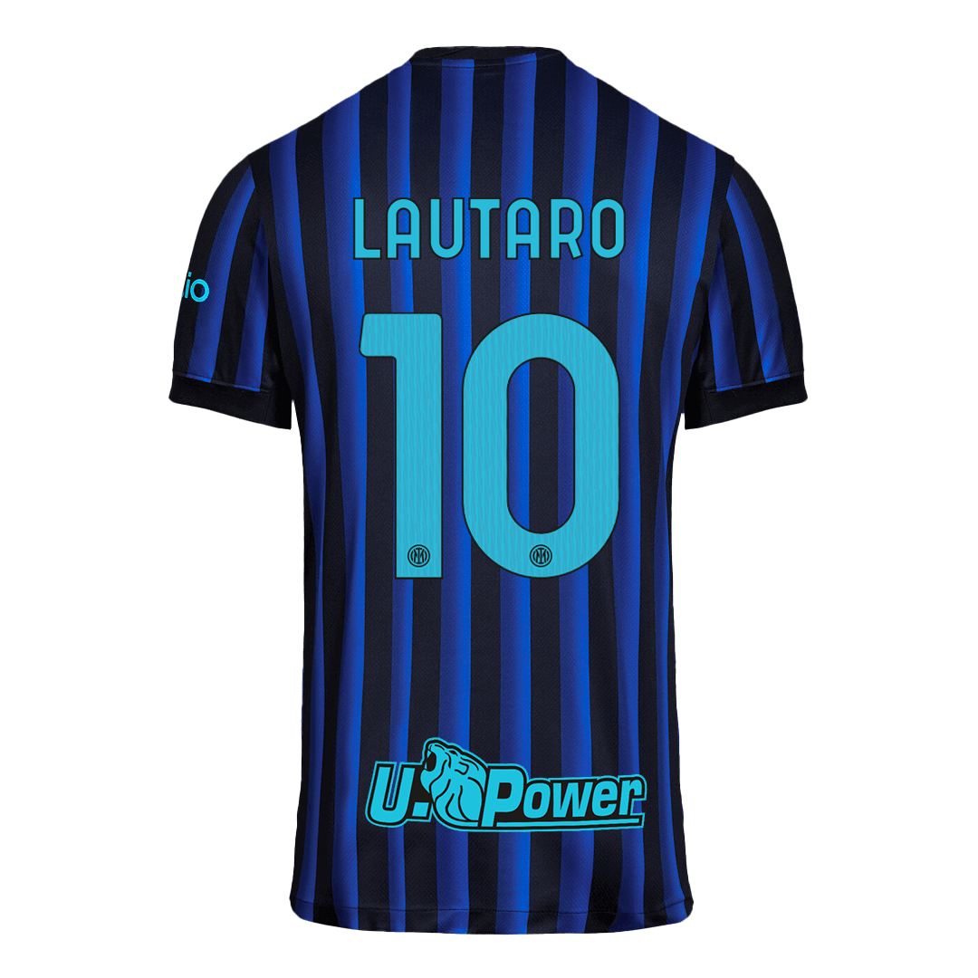 Camiseta de fútbol local LAUTARO #10 Inter de Milán 2025/26 Azul y Negro