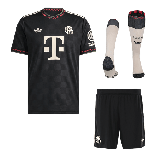 Kit de fútbol de visitante del Bayern Múnich (Kit, pantalón corto y medias) 2025/26