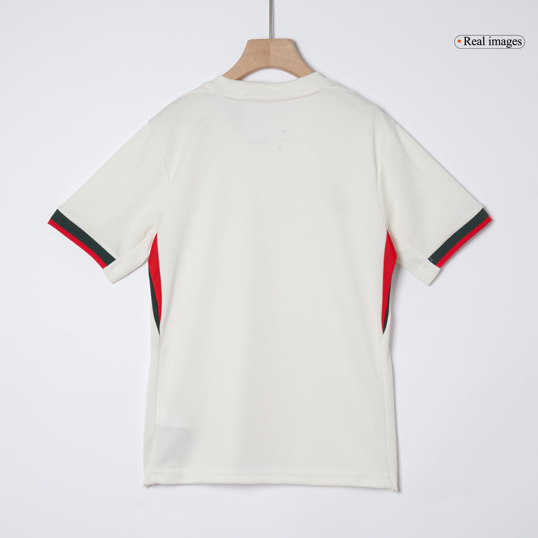 Kit de visitante del Chelsea para niño (camiseta, pantalón corto y calcetines) 2025/26, color blanco