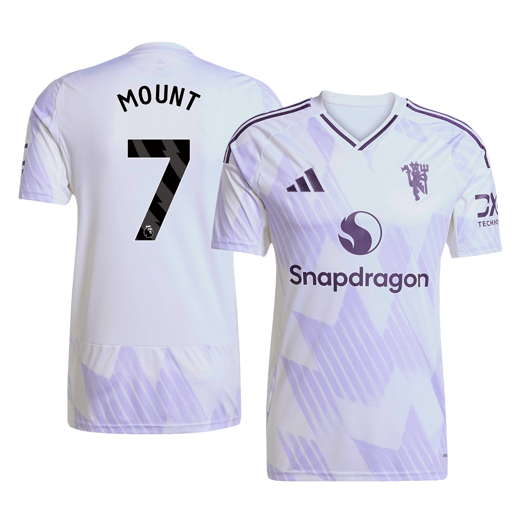 Camiseta de fútbol visitante del Manchester United 2025/26 del MOUNT #7