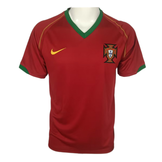 Camiseta retro de fútbol local de Portugal 2006