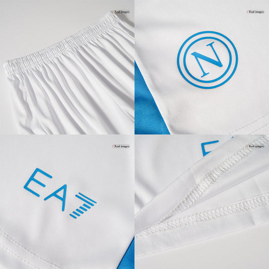 Kit de fútbol local del Napoli para niños (Kit y pantalón corto) 2024/25