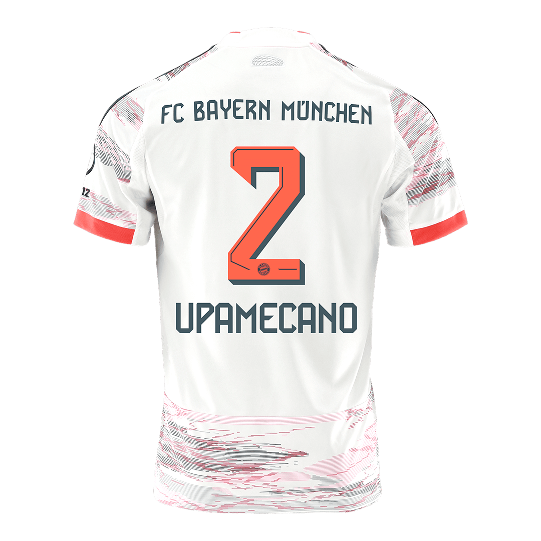 Camiseta de visitante del Bayern Múnich UPAMECANO #2 2025/26