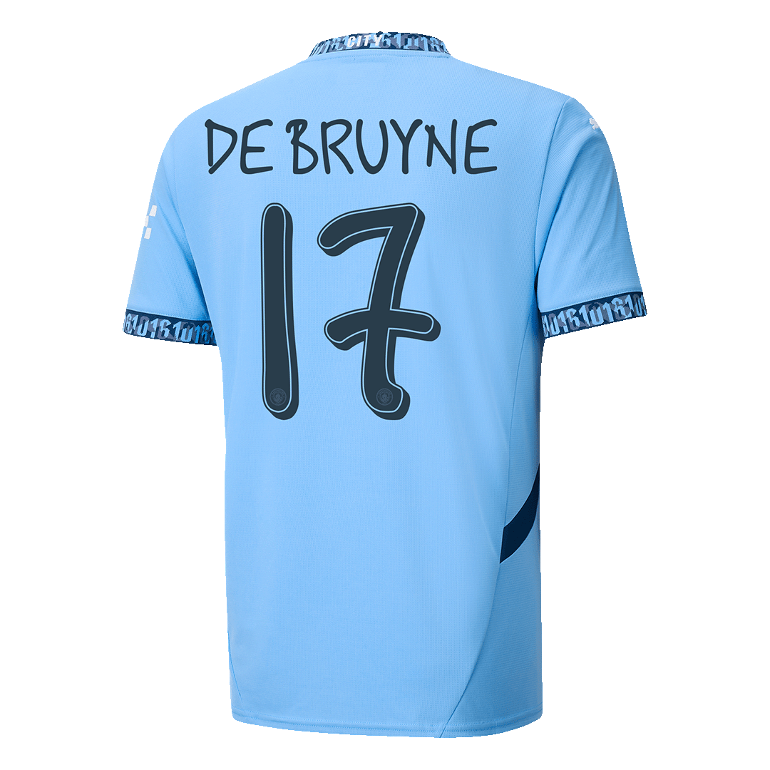 Camiseta de local del Manchester City DE BRUYNE #17 - UCL