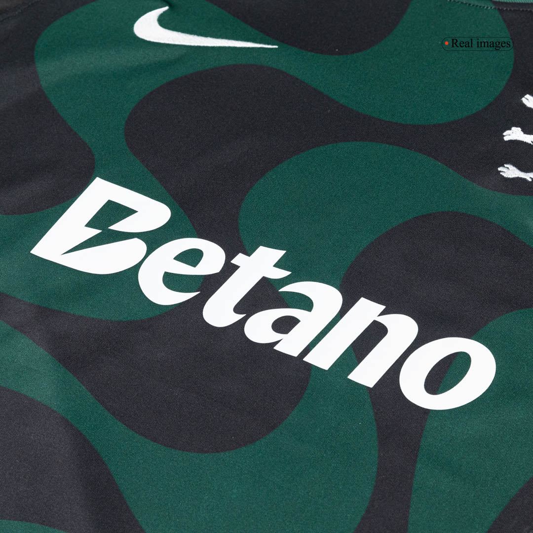 Camiseta de fútbol alternativa del Sporting CP 25/26 negra