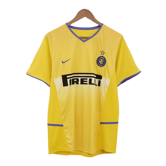 Camiseta retro de fútbol de visitante del Inter de Milán 2002/03