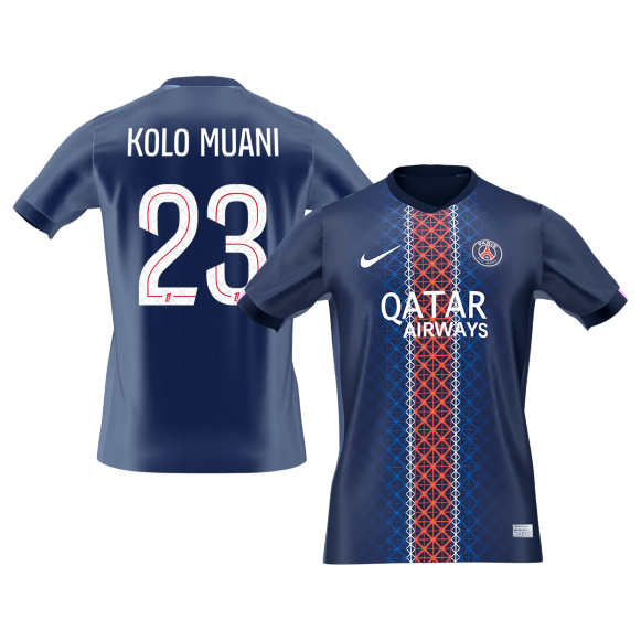 Camiseta de fútbol KOLO MUANI #23 PSG Primera equipación 2025/26