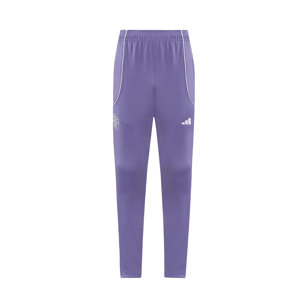 Kit de entrenamiento del Manchester United 25/26 (Chaqueta + Pantalones) Morado