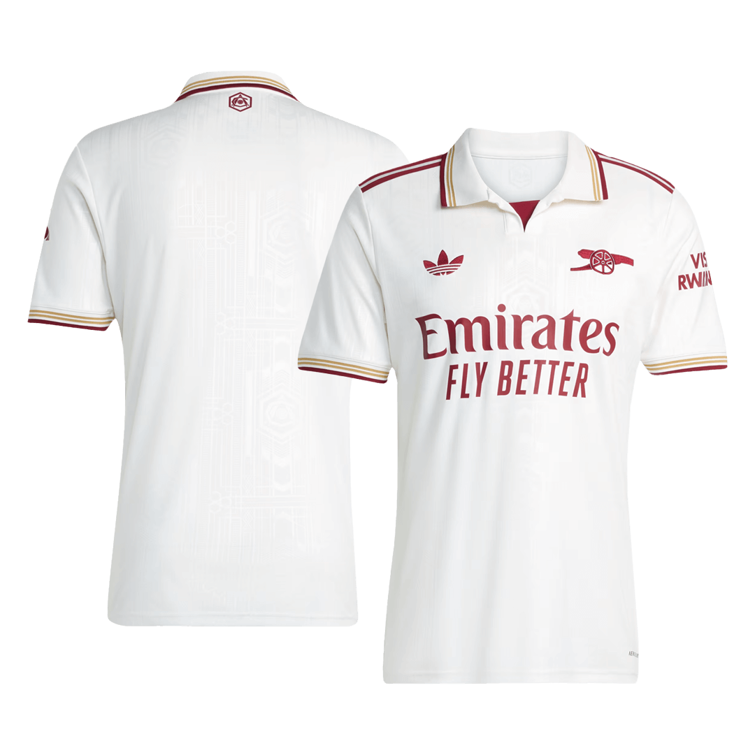 Kit de fútbol visitante del Arsenal (Kit, pantalón corto y medias) 2025/26