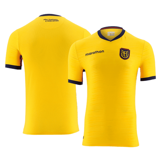 Camiseta de local de Ecuador para el Mundial 2026, color amarillo.