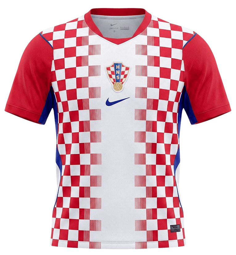 Camiseta local de Croacia - Mundial 2026