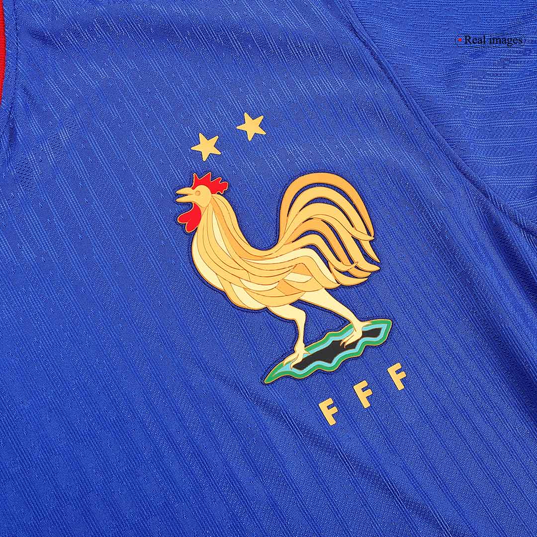 Camiseta de fútbol local auténtica de Francia para la Eurocopa 2024