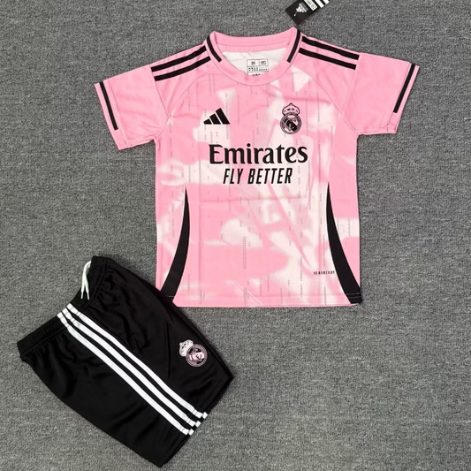 Conjunto infantil Real Madrid 25/26 Rosa