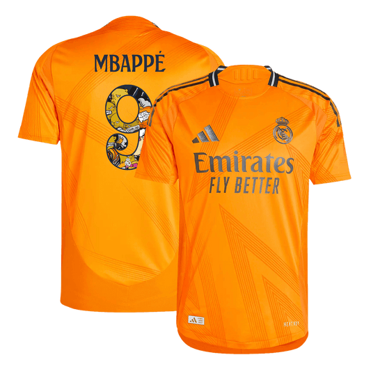 Camiseta de fútbol auténtica de visitante del Real Madrid MBAPPÉ #9
